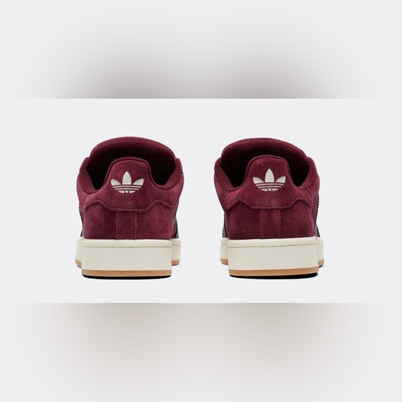 BNIB Adidas Campus Trainers - Burgundy suede -Size 8.5 M / 10.5 W / 42 EU - Picture 3 of 6